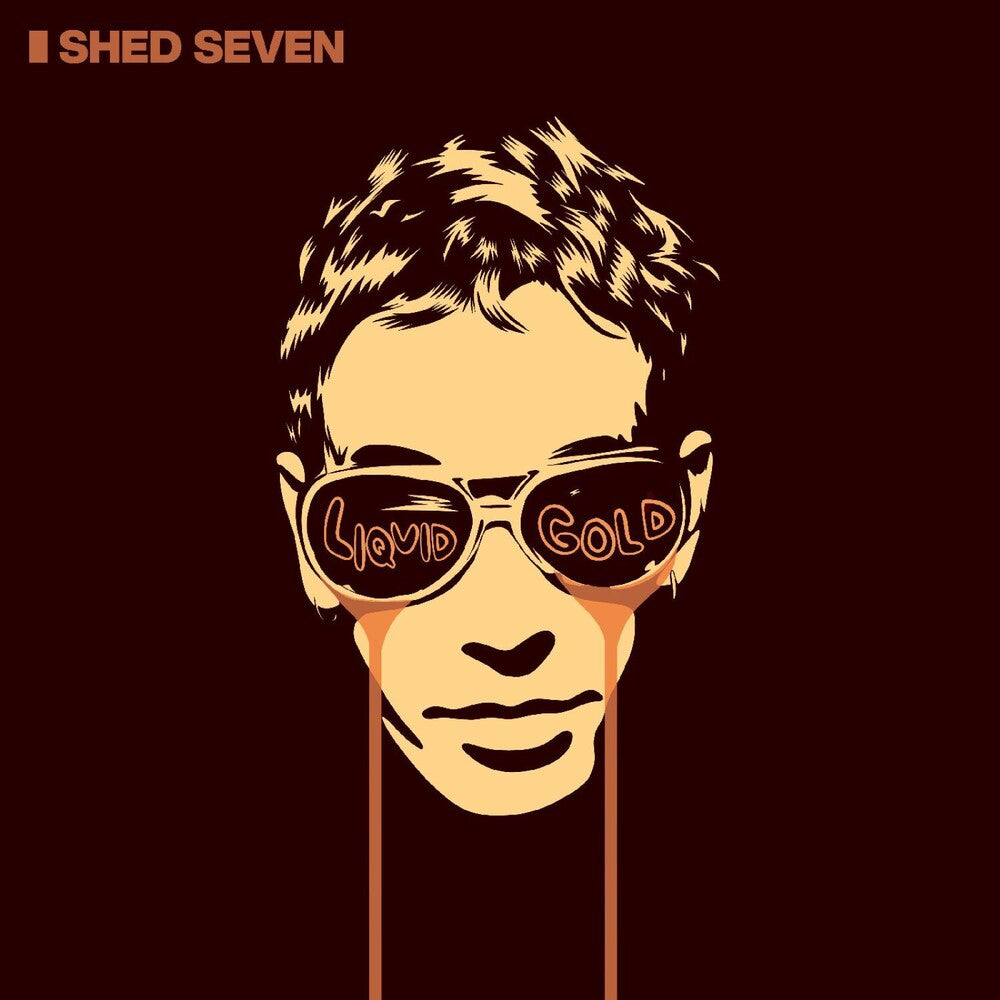 Shed Seven - Liquid Gold - Red/Black Marble (Blk) [Colored Vinyl] (Red) [New Vinyl]