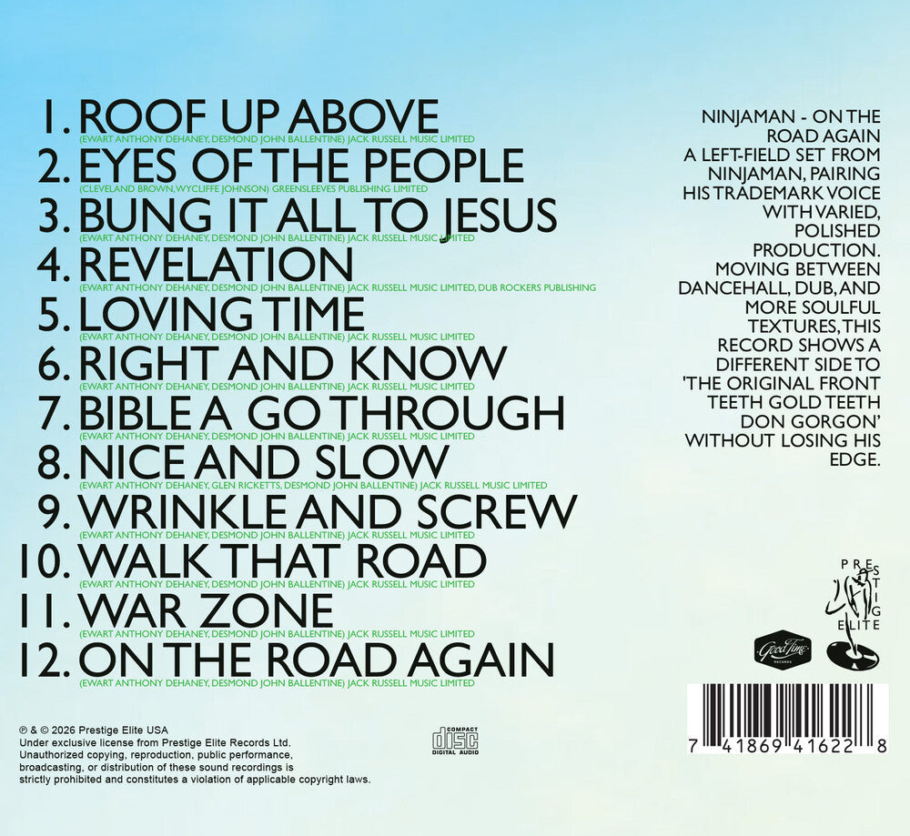 Ninjaman - On The Road Again [CD] [New CD]