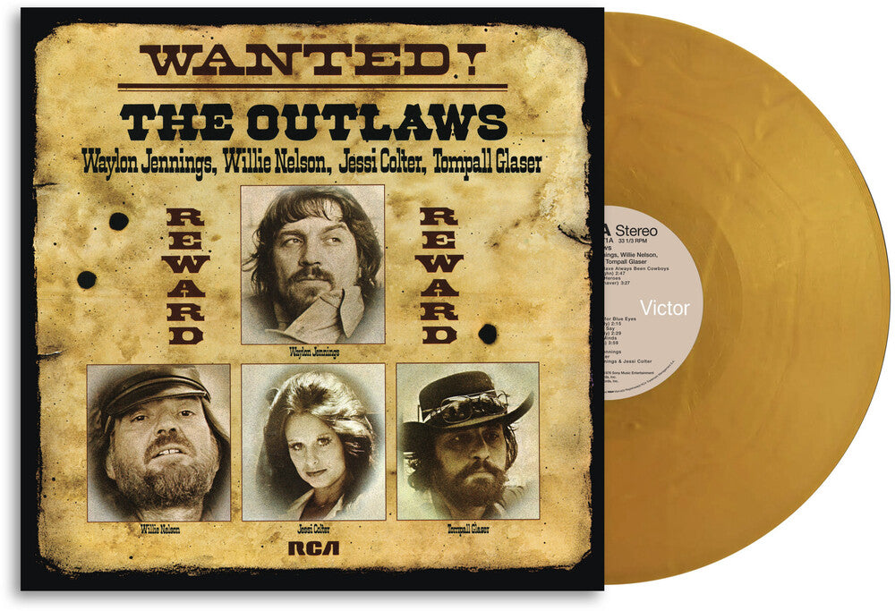 Waylon Jennings, Willie Nelson, Jessi Colter, Tompall Glazer - WANTED! The Outlaws - 50th Anniversary [LP] [New Vinyl]