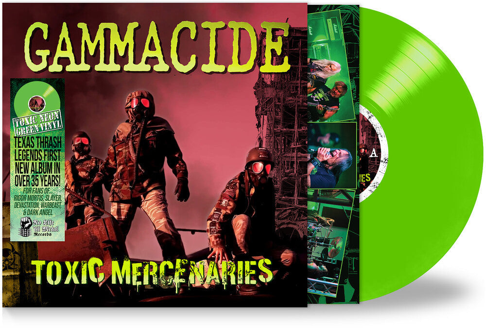 Gammacide - Toxic Mercenaries [Colored Vinyl] [Limited Edition] [New Vinyl]