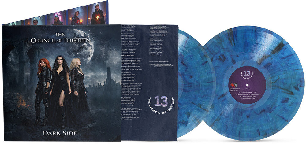 Council Of Thirteen - Dark Side (Blue) [Colored Vinyl] (Gate) [Limited Edition] [New Vinyl]