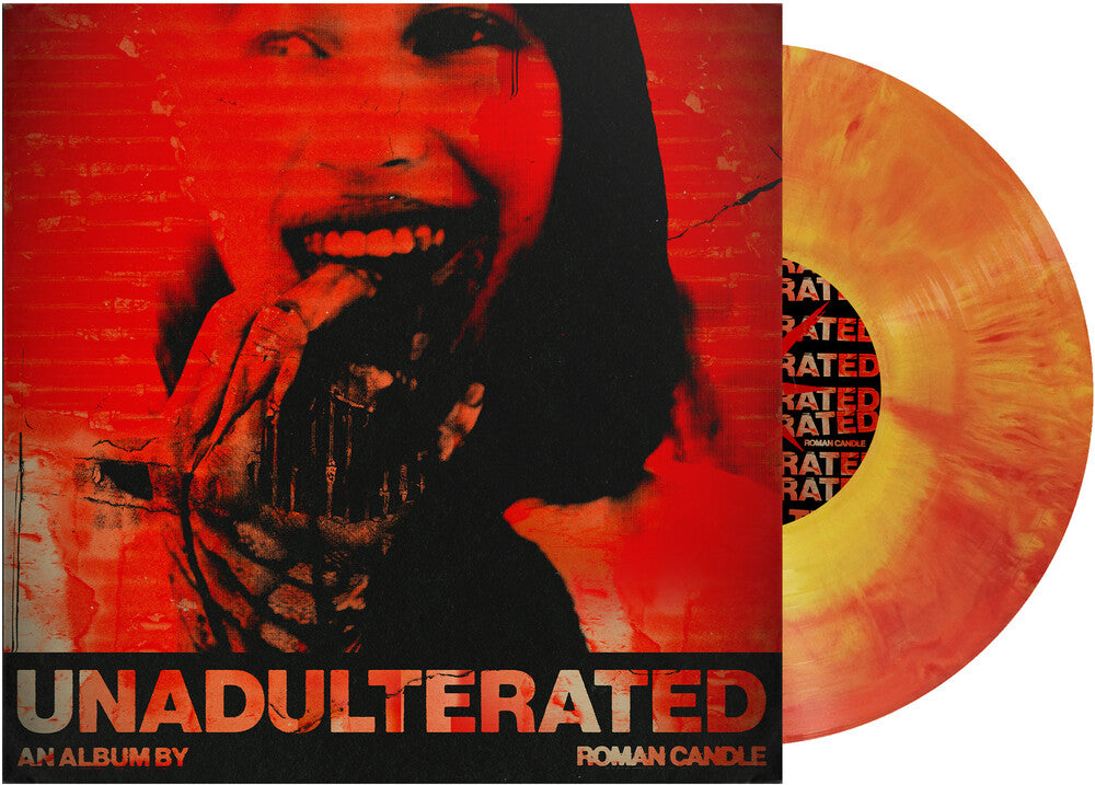 Roman Candle - Unadulterated [Colored Vinyl] (Red) (Ylw) [New Vinyl]