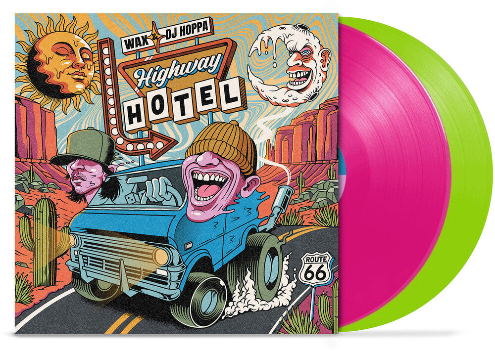 Wax & DJ Hoppa - Highway Hotel [Pink and Green] [New Vinyl]