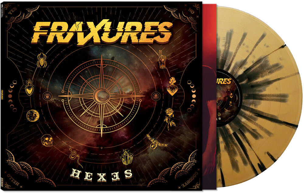 Fraxures - Hexes [Black/Gold Splatter] [New Vinyl]