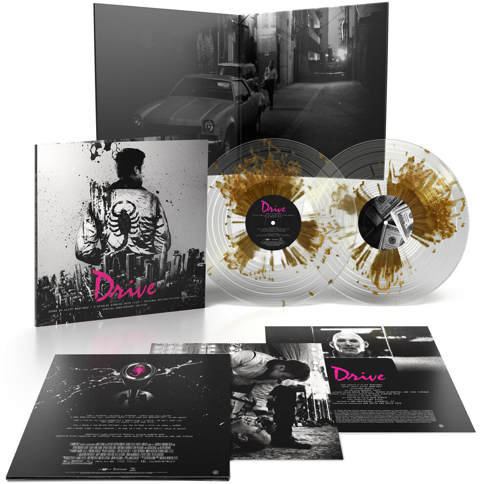 Cliff Martinez - Drive: Original Motion Picture Soundtrack - 15th Anniversary [Gold Splatter On Clear] [New Vinyl]
