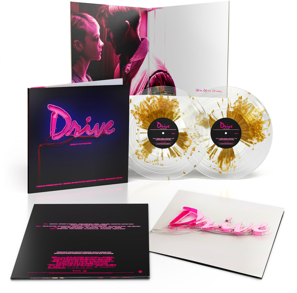 Cliff Martinez - Drive: Original Motion Picture Soundtrack - 15th Anniversary [Gold Splatter On Clear] [New Vinyl]