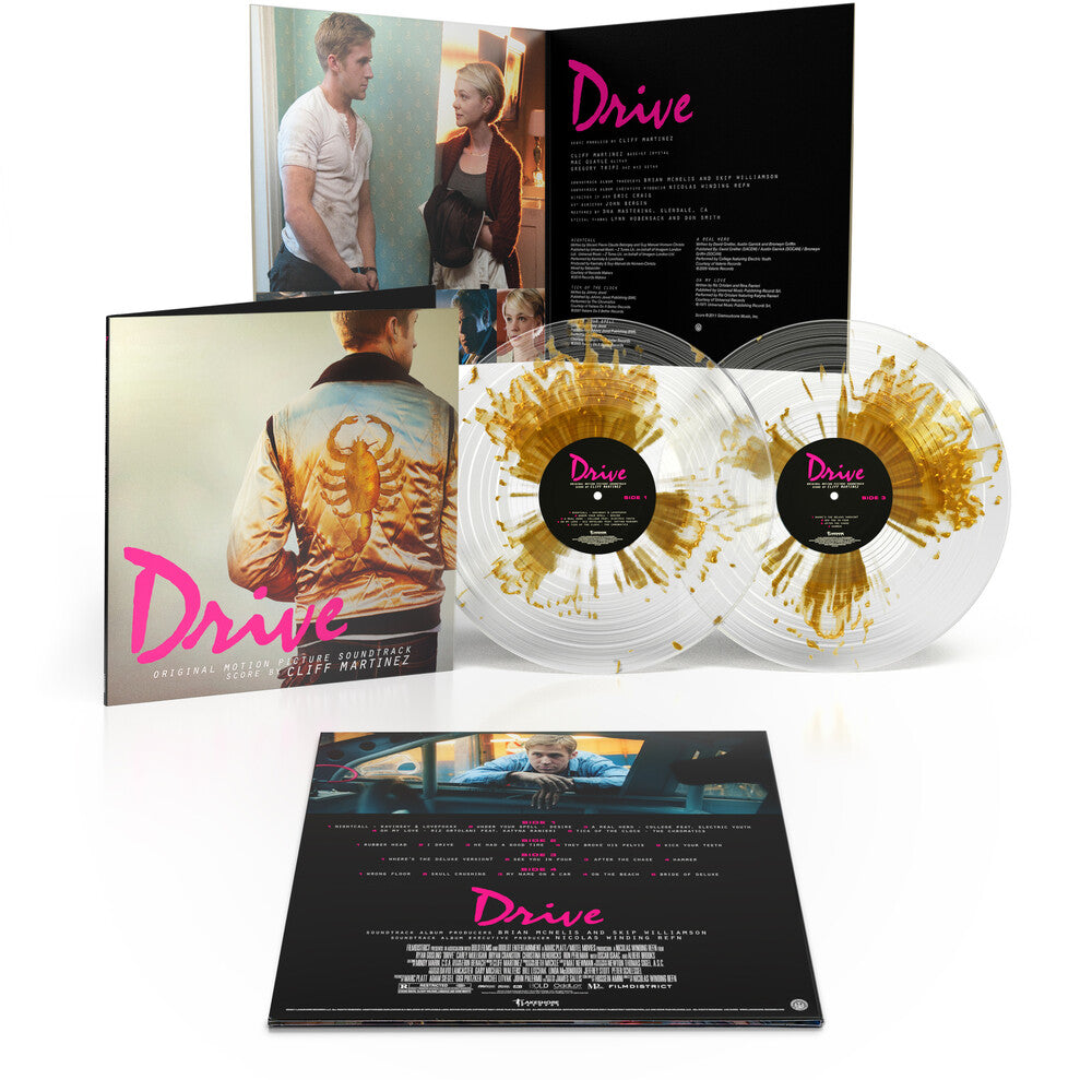 Cliff Martinez - Drive: Original Motion Picture Soundtrack - 15th Anniversary [Gold Splatter On Clear] [New Vinyl]