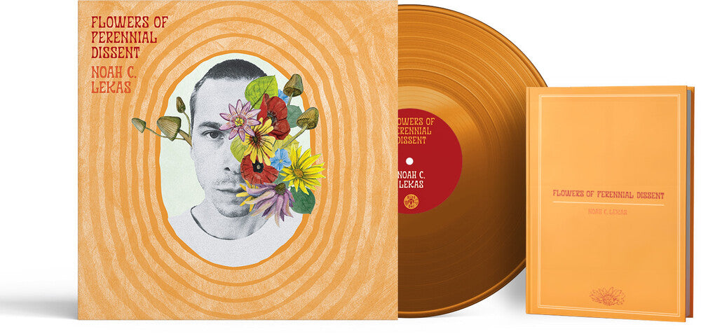 Noah Lekas  C. - Flowers Of Perennial Dissent - Tangerine (W/Book) [LP] [New Vinyl]