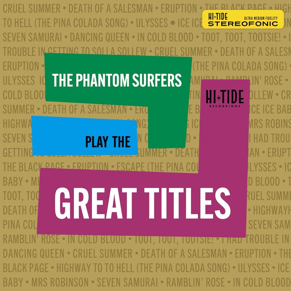 Phantom Surfers - Play The Great Titles [Clear Vinyl] (Grn) [Limited Edition] [New Vinyl]