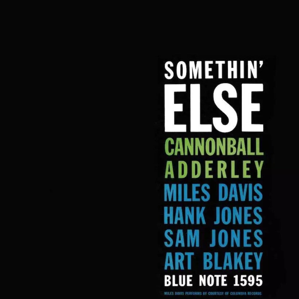 Cannonball Adderley - Somethin Else (Blue Note Essentials Series) [LP] [New Vinyl]