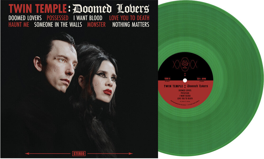 Twin Temple - Doomed Lovers [Envy Translucent Green] [New Vinyl]