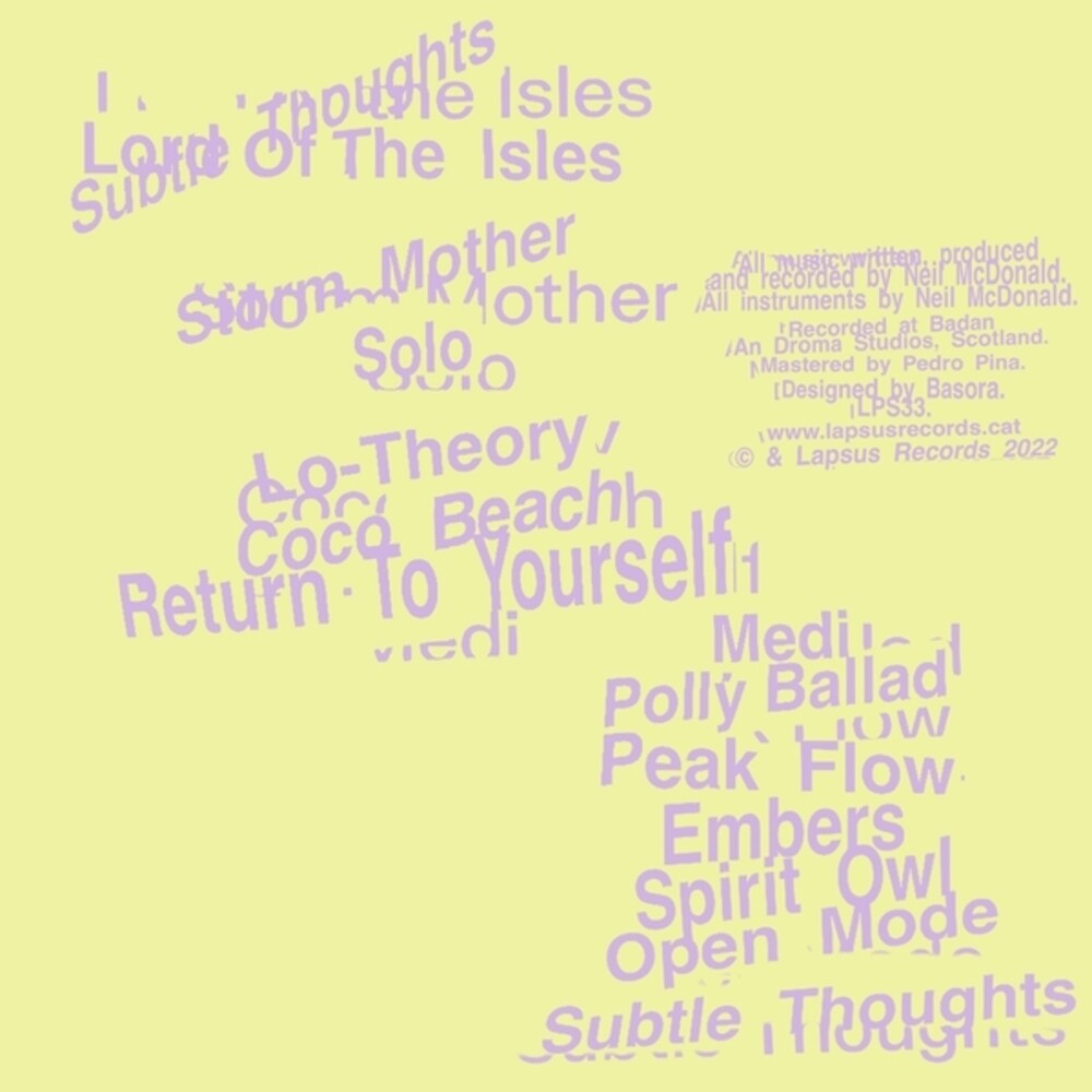 Lord Of The Isles - Subtle Thoughts (Spla) [LP] [New Vinyl]