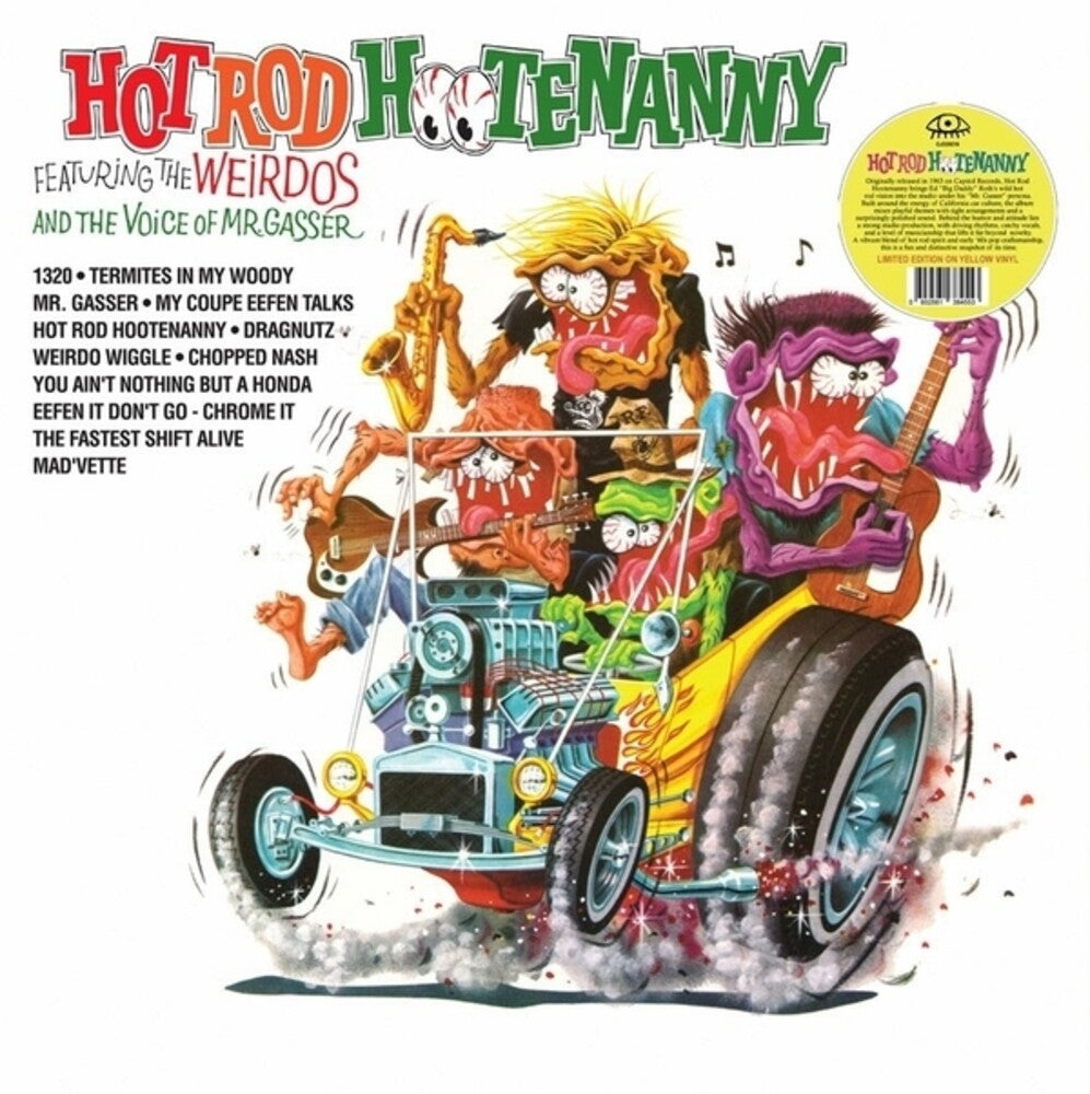 Mr. Gasser & The Weirdos - Hot Rod Hootenanny (yellow Vinyl) [LP] [New Vinyl]