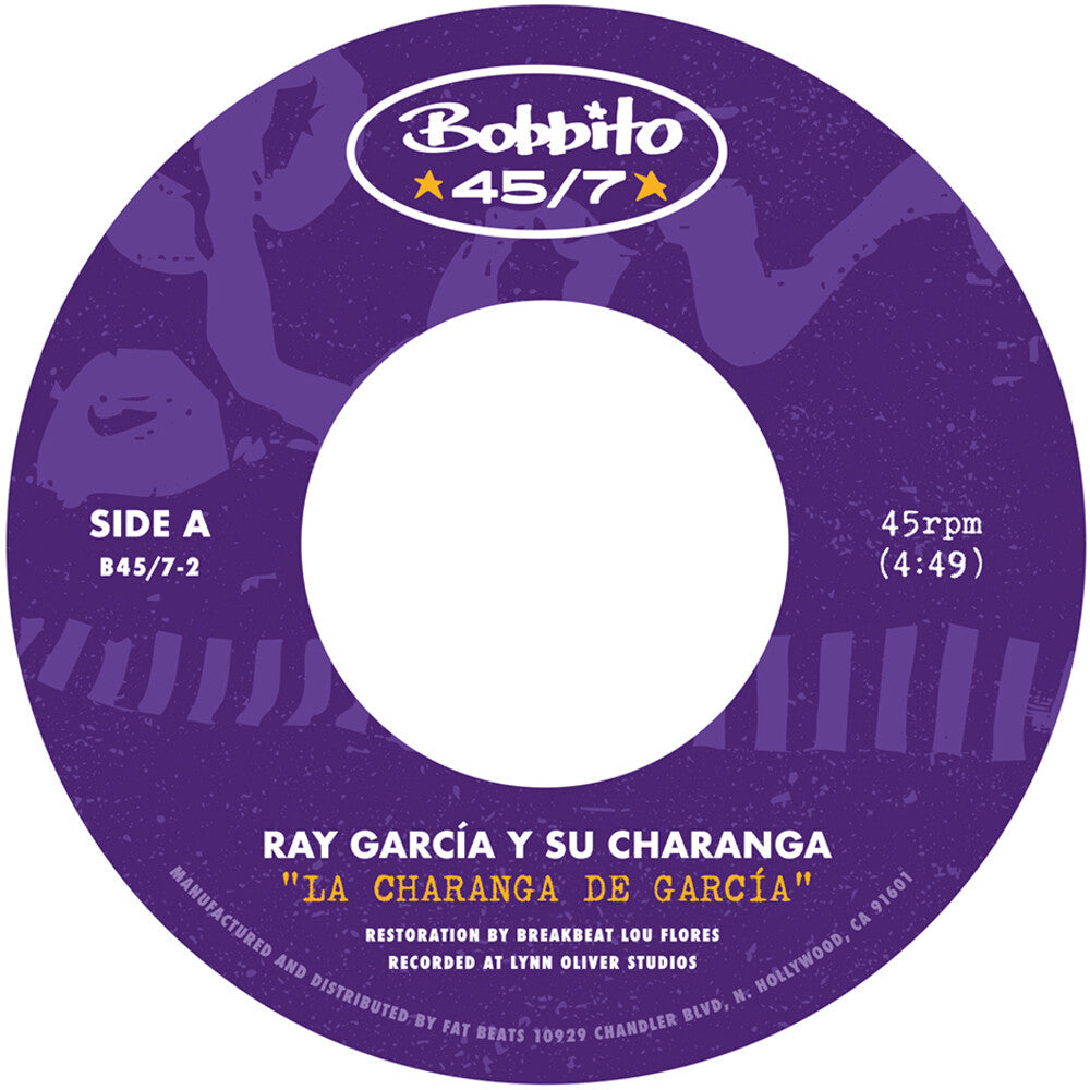 Ray GarciÂ­a y Su Charanga - "La Charanga de Garcia" b/w "Para Ti" [Opaque White 7â€ in paper sleeve] [New Vinyl]