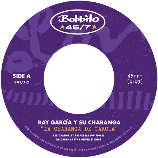 Ray GarciÂ­a y Su Charanga - "La Charanga de Garcia" b/w "Para Ti" [Opaque White 7â€ in paper sleeve] [New Vinyl]