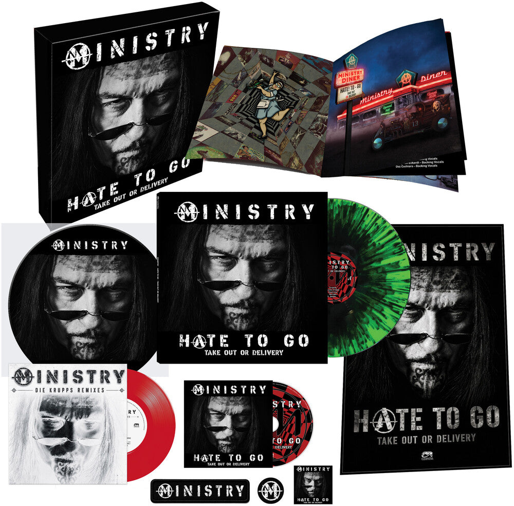 Ministry - Hate To Go - Take Out Or Delivery [Deluxe Box - Black/Green Splatter] [New Vinyl]