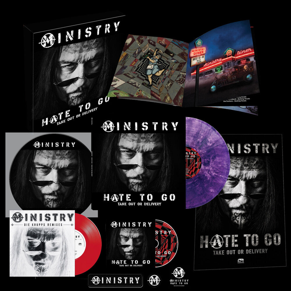 Ministry - Hate To Go - Take Out Or Delivery [Deluxe Box - Purple/Black Marble] [New Vinyl]