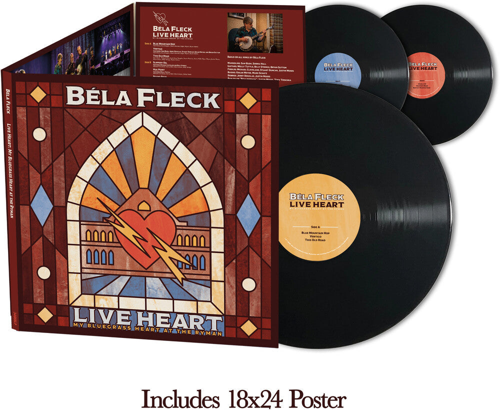 Bela Fleck - Live Heart: My Bluegrass Heart at the Ryman [LP] [New Vinyl]