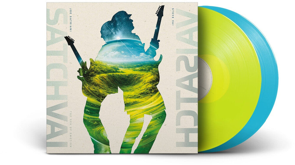 Joe Satriani and Steve Vai - The Sea of Emotion [Transparent Neon Yellow & Turquoise] [New Vinyl]