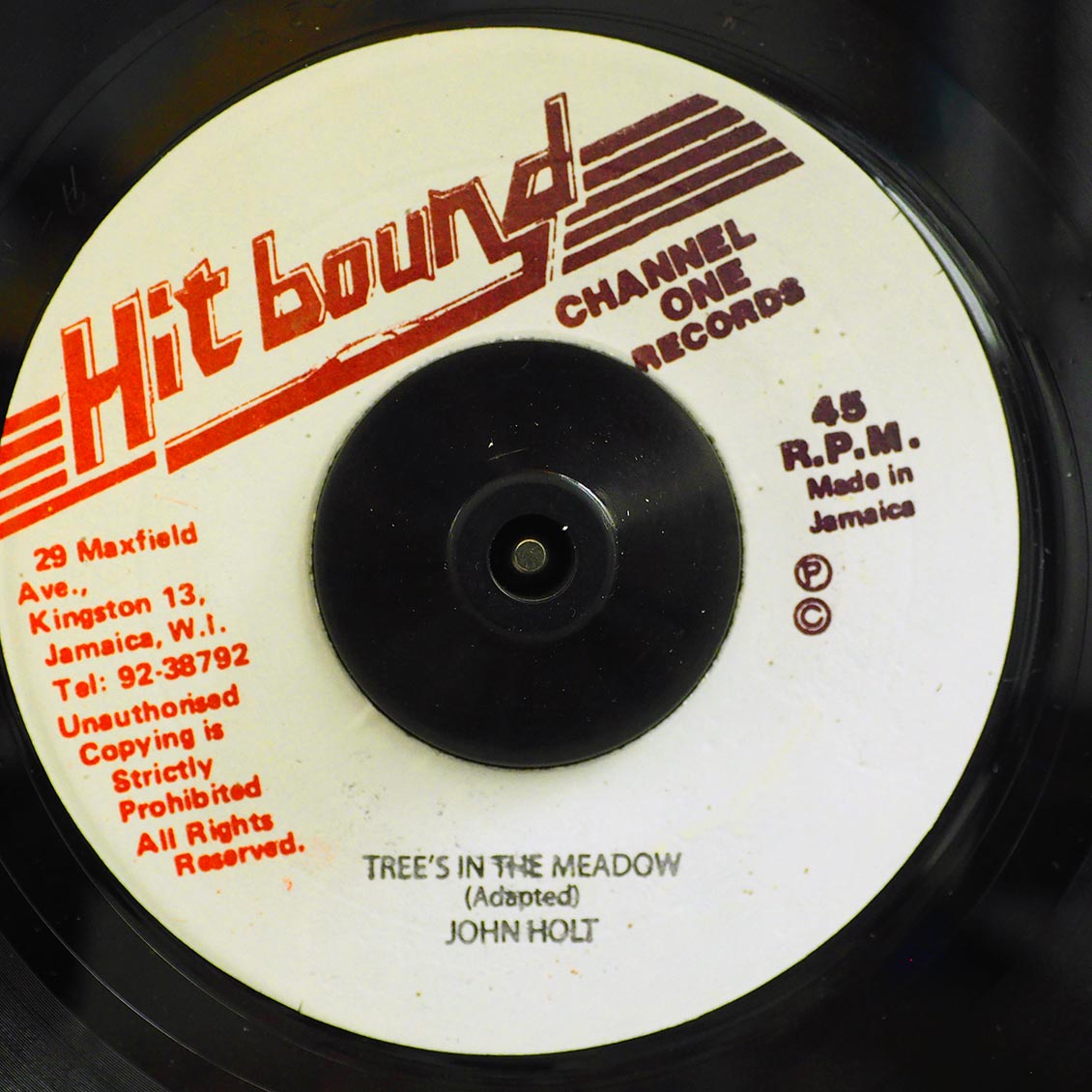 John Holt - Tree In The Meadow  /  Version [New] [New Vinyl 7"]