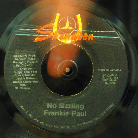 Frankie Paul - No Sizzling  /  Skengdon All Stars - Japanese Style (orig. press) [New Vinyl Record 7" Single]