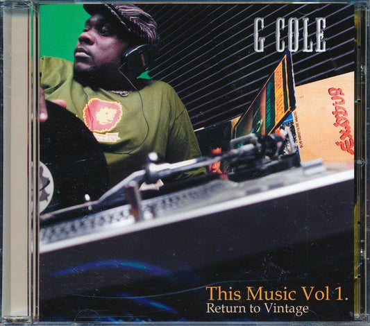 G Cole - This Music Volume 1: Return To Vintage [New] [New CD]