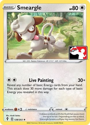 Smeargle 128 - Prize Pack Series Cards
