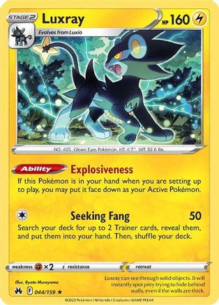 Luxray 044/159 - Crown Zenith