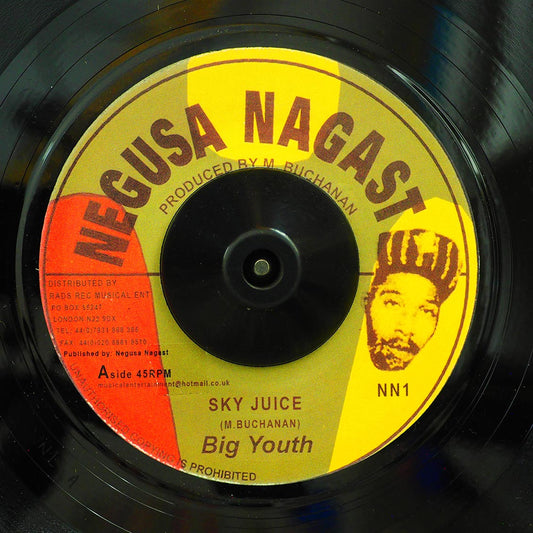 Big Youth - Sky Juice  /  Big Youth - Not Long Ago [New Vinyl Record 7" Single]