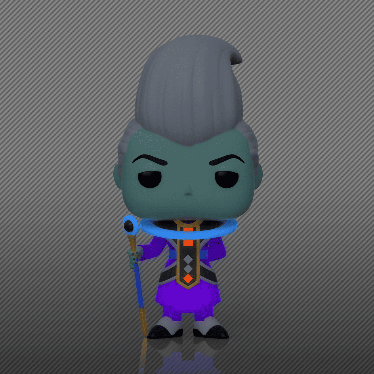 Dragon Ball Super, Galactic Toys Whis GITD VAULTED #317 Funko Pop Vinyl Figure
