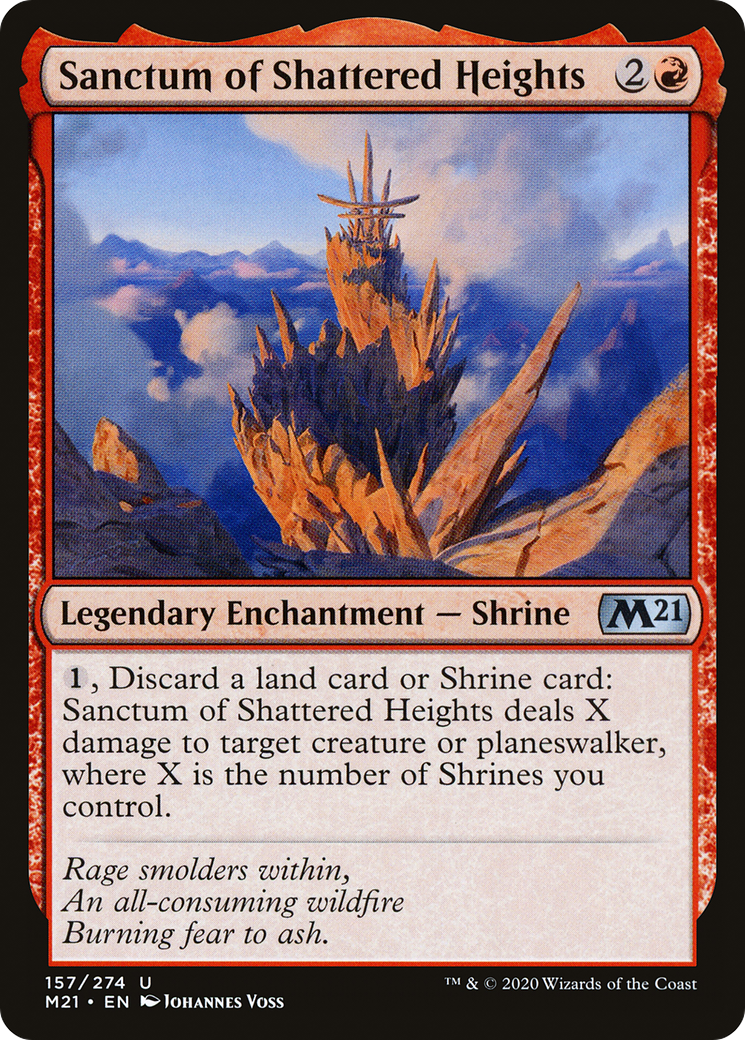 Sanctum of Shattered Heights (M21-157) - Core Set 2021 Foil