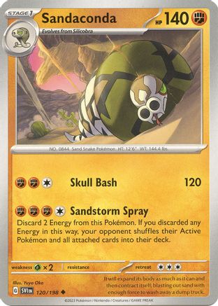 Sandaconda 120/198 - SV01 Scarlet & Violet Base Set