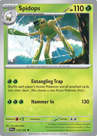 Spidops 018/193 - SV02 Paldea Evolved