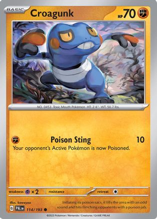 Croagunk 114/193 - SV02 Paldea Evolved