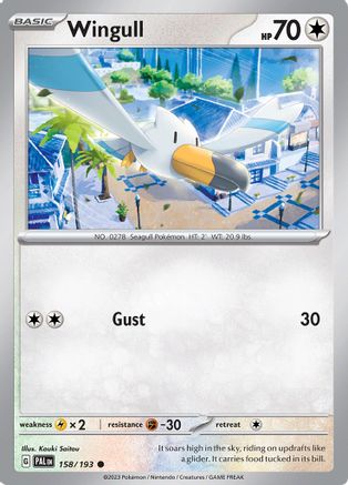 Wingull 158/193 - SV02 Paldea Evolved