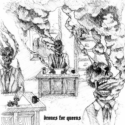 OCCULT 45 / DRONES FOR QUEENS - Split 7-Inch Record (Limited Edition Of 75 Copies on Red Vinyl) [New]