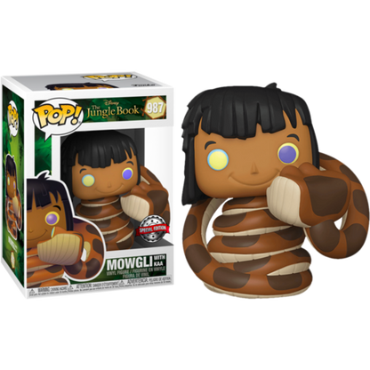 Mowgli With Kaa #987 Special Edition Funko Pop! Disney The Jungle Book