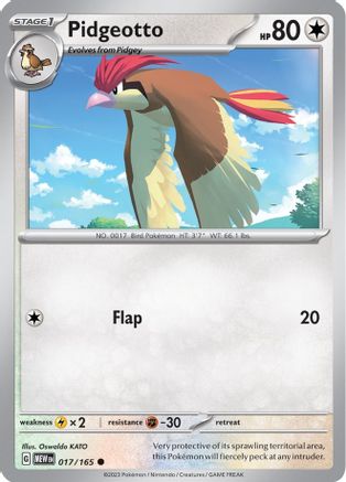 Pidgeotto 017/165 - SV Scarlet & Violet 151