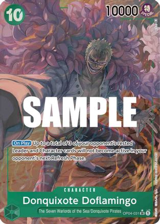 Donquixote Doflamingo (031) (Alternate Art) (OP04-031) - Kingdoms of Intrigue Foil