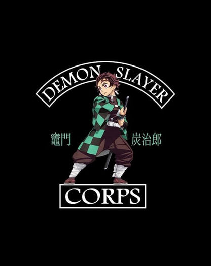 Demon Slayer Tanjiro Kamado Black Unisex Tee
