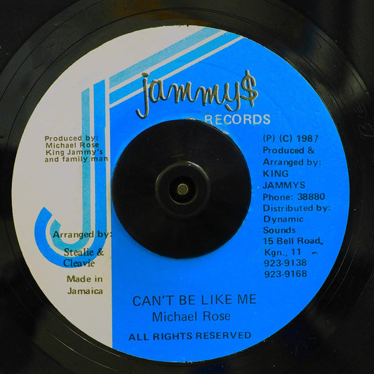 Michael Rose - Can't Be Like Me  /  Version [New Vinyl Record 7" Single]