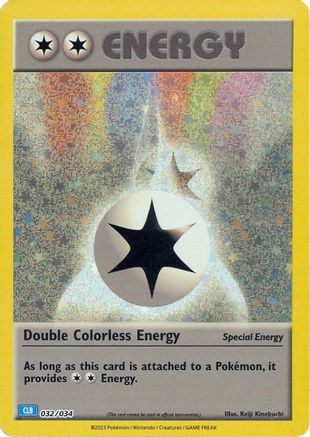 Double Colorless Energy (CLB) 032/034 - Trading Card Game Classic Holofoil