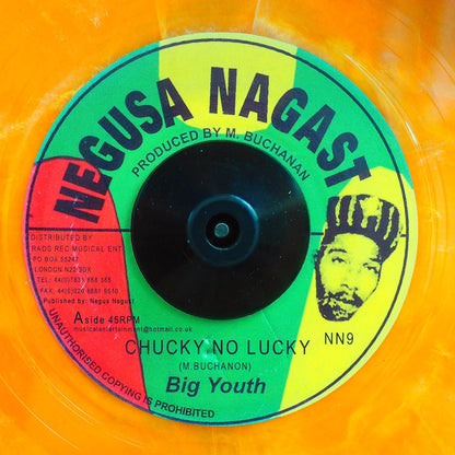 Big Youth - Chucky No Lucky  /  Big Youth - Waterhouse Rock (orange vinyl) [New Vinyl Record 7" Single]