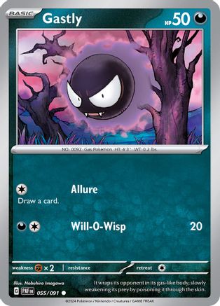 Gastly 055/091 - SV Paldean Fates