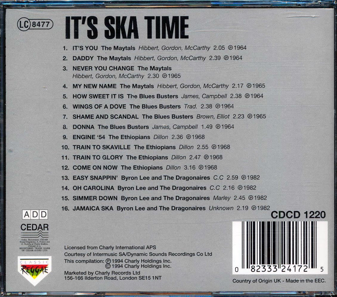 Toots & The Maytals, Byron Lee, The Blues Busters, The Ethiopians, Etc. - It's Ska Time [New CD]