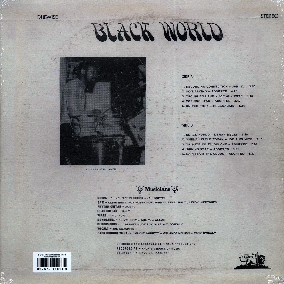 Wackie's - Black World (Dubwise) [New Vinyl LP]