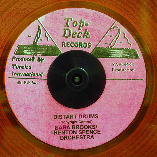 Baba Brooks, Trenton Spence Orchestra - Distant Drums  /  Larry Marshall - Too Young To Love (orange vinyl) [New Vinyl Record 7" Single]
