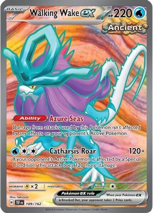 Walking Wake ex 189/162 - SV05 Temporal Forces Holofoil