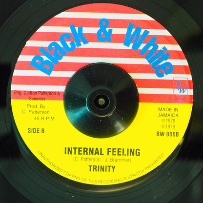 Trinity - Natty Contractor  /  Trinity - Internal Feeling [New Vinyl 7"]