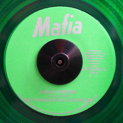 I Roy - Silver Platter  /  Keith Hudson, Chuckles - Satan Version (rhythm: "Satan Side") (green vinyl) [New Vinyl Record 7" Single]